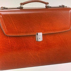 Jack Georges Briefcase - handcrafted leather